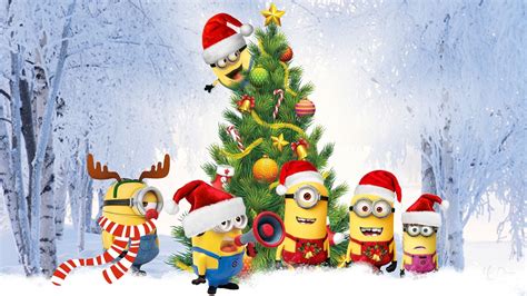 Merry Christmas Minions Wallpapers Wallpaper Cave