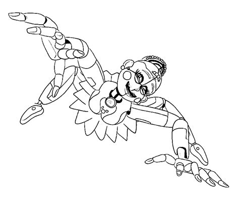 Ballora Spider Coloring Pages Ballora Coloring Pages Páginas para