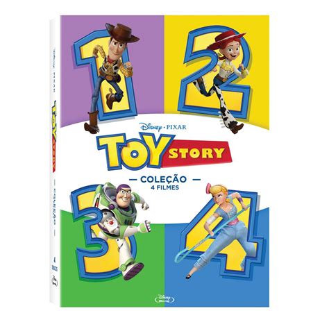 Blu Ray Toy Story Coleção Completa 4 Discos no Shoptime