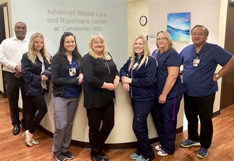 National Award For Wound Care Team Centennial Hills Hospital Nevada