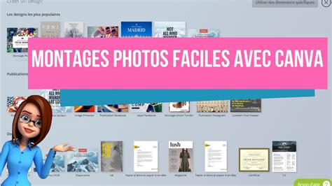 Montages Photos Ou Design Avec Canva YouTube