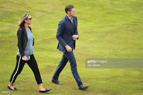 Eric Trump and his wife Lara attend the opening Trump Turnberry's new ...