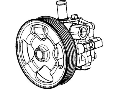 5154355AB Genuine Mopar Power Steering Pump