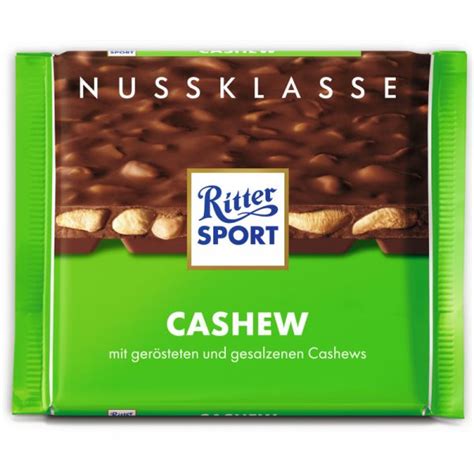 Ritter Sport Nuss Klasse 100G Cashew Tafel