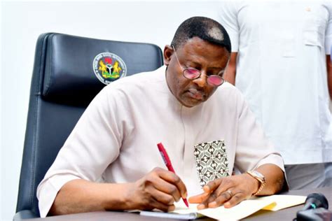 Cross River Gov Otu Signs Revised 2023 Appropriation Bill