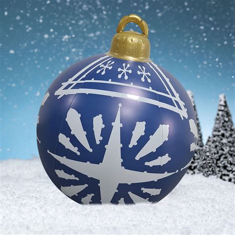 Christmas Outdoor Giant Inflatable Decoration Ball PVC Giant Decorative