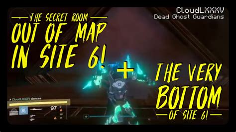 DESTINY Glitches Glitch To The SECRET ROOM Out Of Map In SITE 6 The