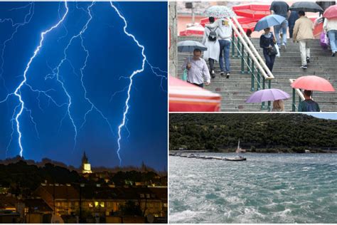 Sti U Promjena Vremena I Pljuskovi S Grmljavinom Doznajte Kad E I