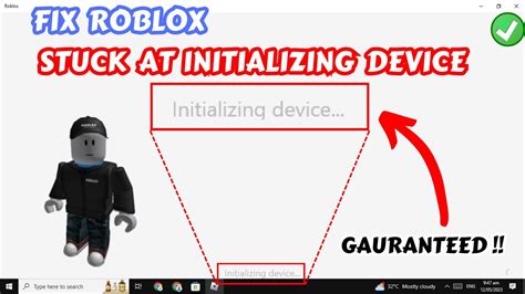 Fix Roblox Initializing Device Stuck Roblox Crashed Youtube