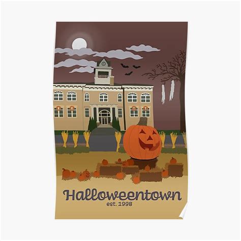 "Halloweentown" Poster for Sale by Nurhanmarie | Redbubble