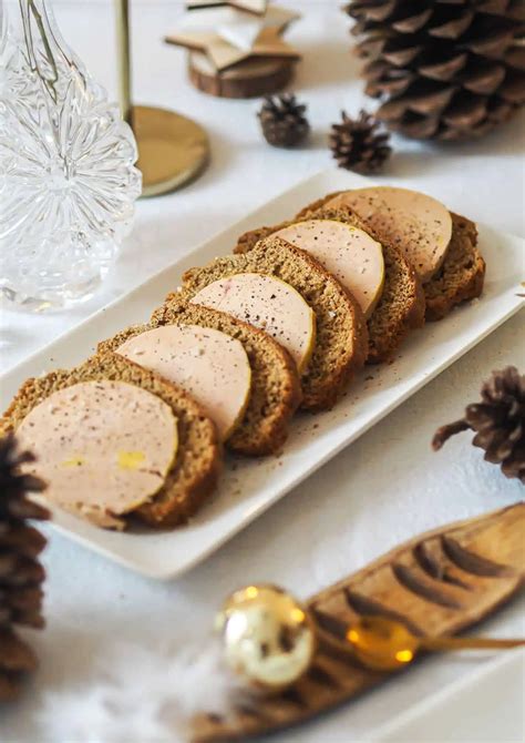 Toast de foie gras et pain d épices maison Ginette et Josiane