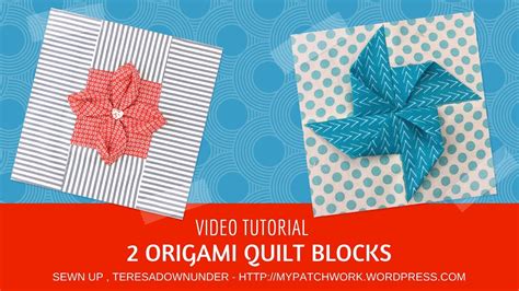 How To Make Origami Quilt Blocks Step By Step Tutorial For Unique