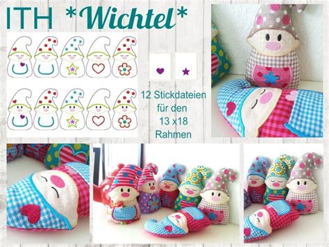 Ith Stickdateien Wichtel X Rahmen Etsy