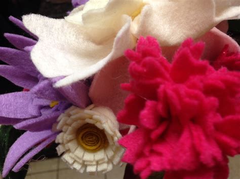 Felt Flower Bouquet Tutorial Mommy Like Whoa