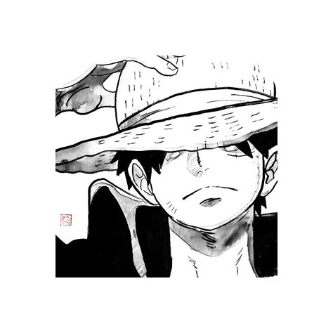 Luffy Drawing By Pechane Sumie Fine Art America