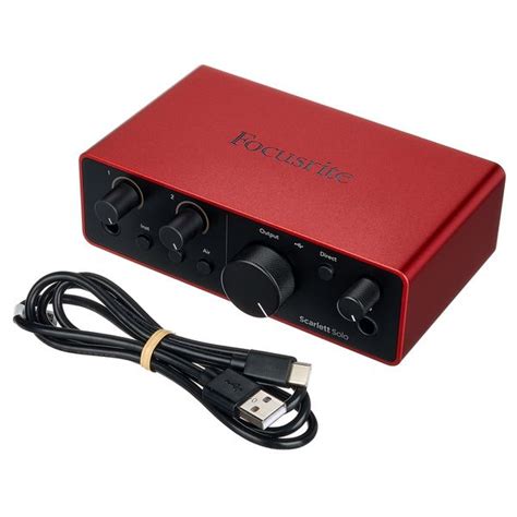 Focusrite Scarlett Solo Th Gen Musikhaus Thomann