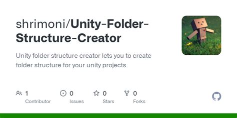 Github Shrimoni Unity Folder Structure Creator Unity Folder