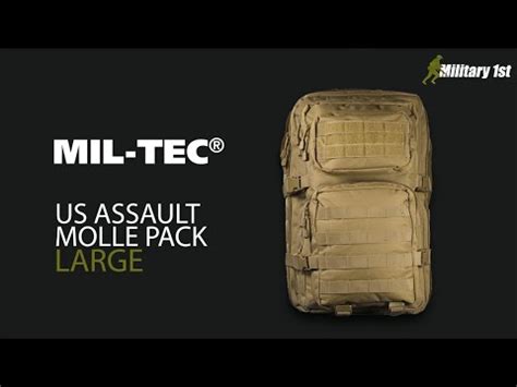 Mil Tec MOLLE US Assault Pack Large YouTube