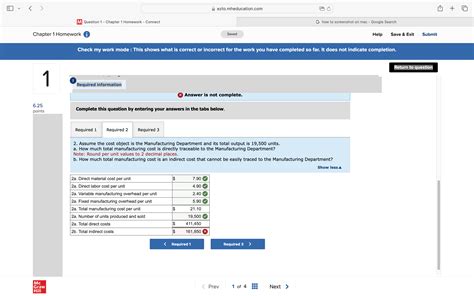 zto.mheducation.com Question 1 - Chapter 1 Homework - Connect how to