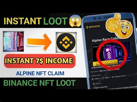 Binance New Offer Today Binance Alpine NFT Claim Binance Nft Offer