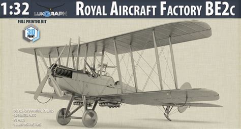 3d Printed RAF BE2c Released AeroScale AeroScale KitMaker Network