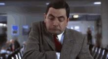 Mr Bean Waiting GIF - MrBean Waiting Dancing - Discover & Share GIFs