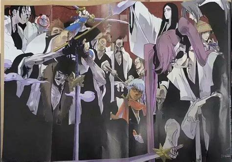 Bleach Tybw The First Generation Gotei 13 Poster Hints At New Hell Arc