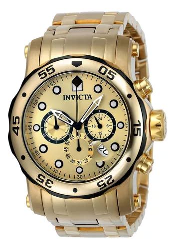 Reloj Para Hombres Invicta Buceador Profesional 23670 Oro MercadoLibre