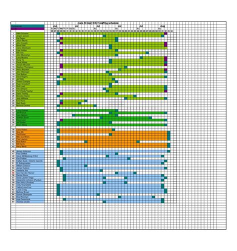 40 Plantillas Gratuitas De Horarios De Empleados Excel Y Word Mundo