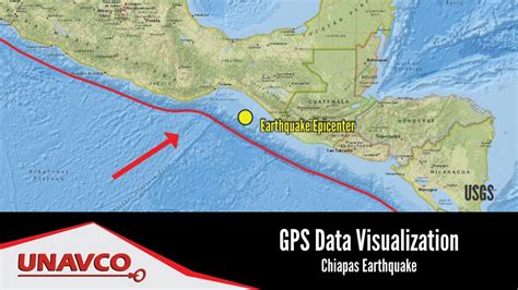 Gps Data Visualization Chiapas Earthquake Youtube