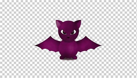 Bat purple violet cartoon animation acuarela pintura tinta húmeda