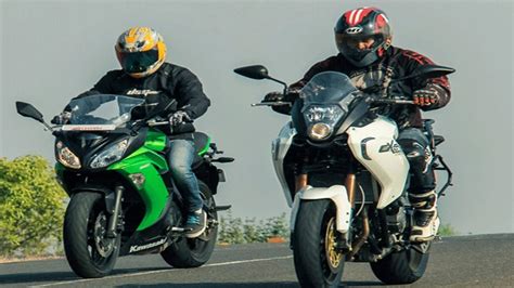 Bike Review Kawasaki Ninja Vs The Benelli Tnt Gt Youtube