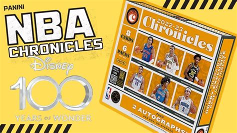 Top Rookie Auto 2022 23 Panini Chronicles Basketball NBA Hobby Box