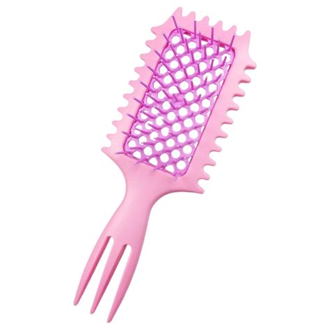 Flexible Curly Hair Brush - Detangling Comb for Wet & Dry Hair, Anti