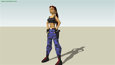 Lara Croft Tomb Raider Iii Nevada Ps1 3d Warehouse