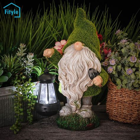 Resin Naughty Garden Gnome Garden Statue Hogard Resin New Dress Up