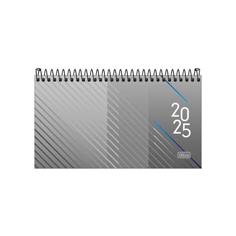 Agenda Espiral Spot De Bolso 2025 Cinza Tilibra 141887 Papelaria Jambo