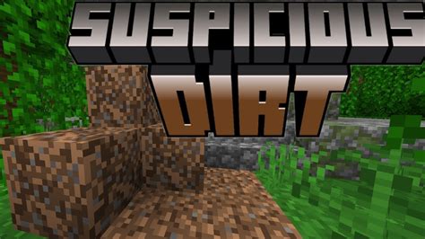 Suspicious Dirt For Minecraft Concept Minecraft Suspicious