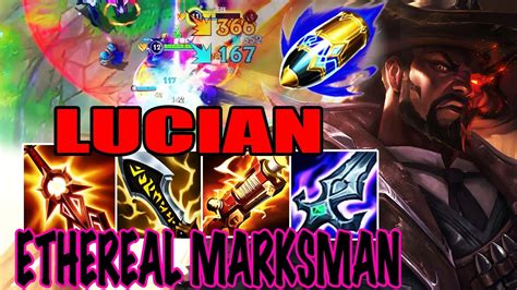 Wild Rift Lucian Adc Gameplay Ethereal Marksman Lucian Build Runes