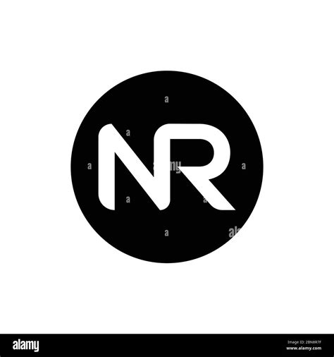 Initial Letter NR Logo Design Vector Template. Creative Abstract NR ...