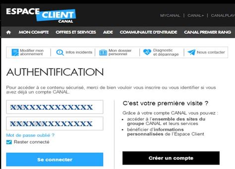 Espaceclientcanal Fr Mon Compte Espace Client Canal Plus En Ligne