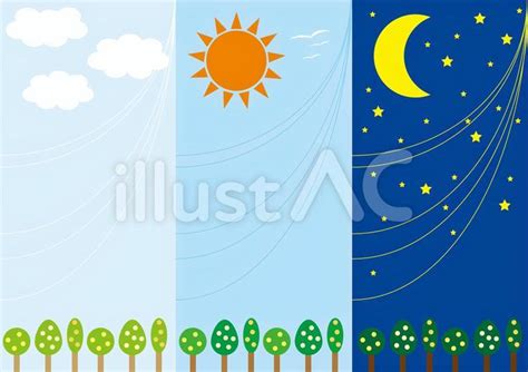 Free Vectors | Morning, afternoon, evening