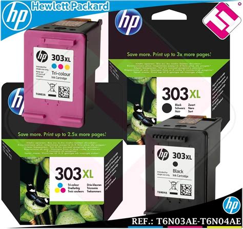 Detalles De Tinta Pack Negra Tricolor Xl Original Impresoras Hp Envy