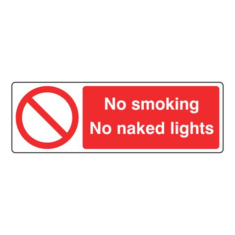 No Smoking No Naked Lights Sign Landscape