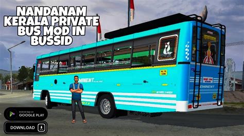 Nandanam Private Bus Mod In Bus Simulator Indonesia Bussid Bus Mod