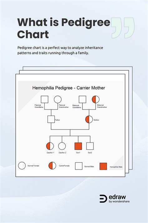 While Wikipedia Defines A Pedigree Chart As A Simple Diagram Depicting