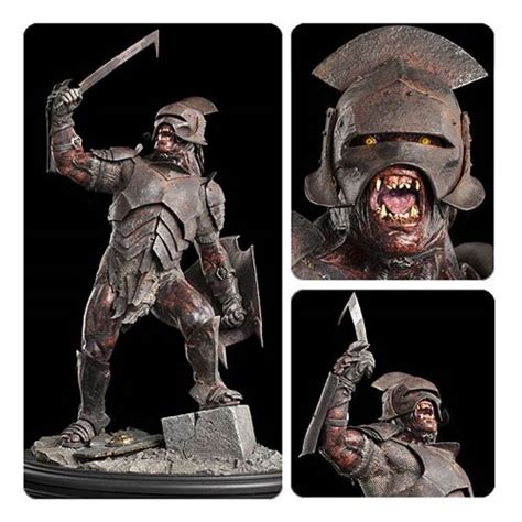 Lord Of The Rings Uruk Hai Swordsman Scale Statue