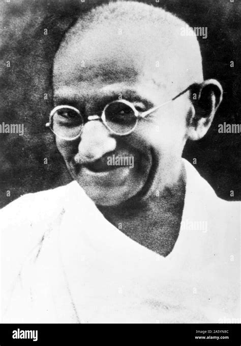 Mahatma gandhi portrait Black and White Stock Photos & Images - Alamy