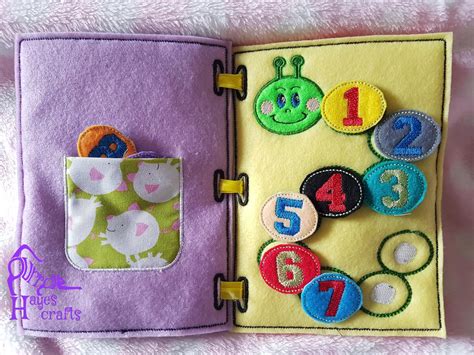 Ith Quiet Book Caterpillar Numbers Machine Embroidery Design Etsy