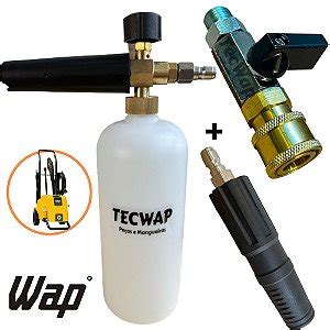 Kit Lavadora Wap Wl Kit Snow Foam Registro E Bicos Engate